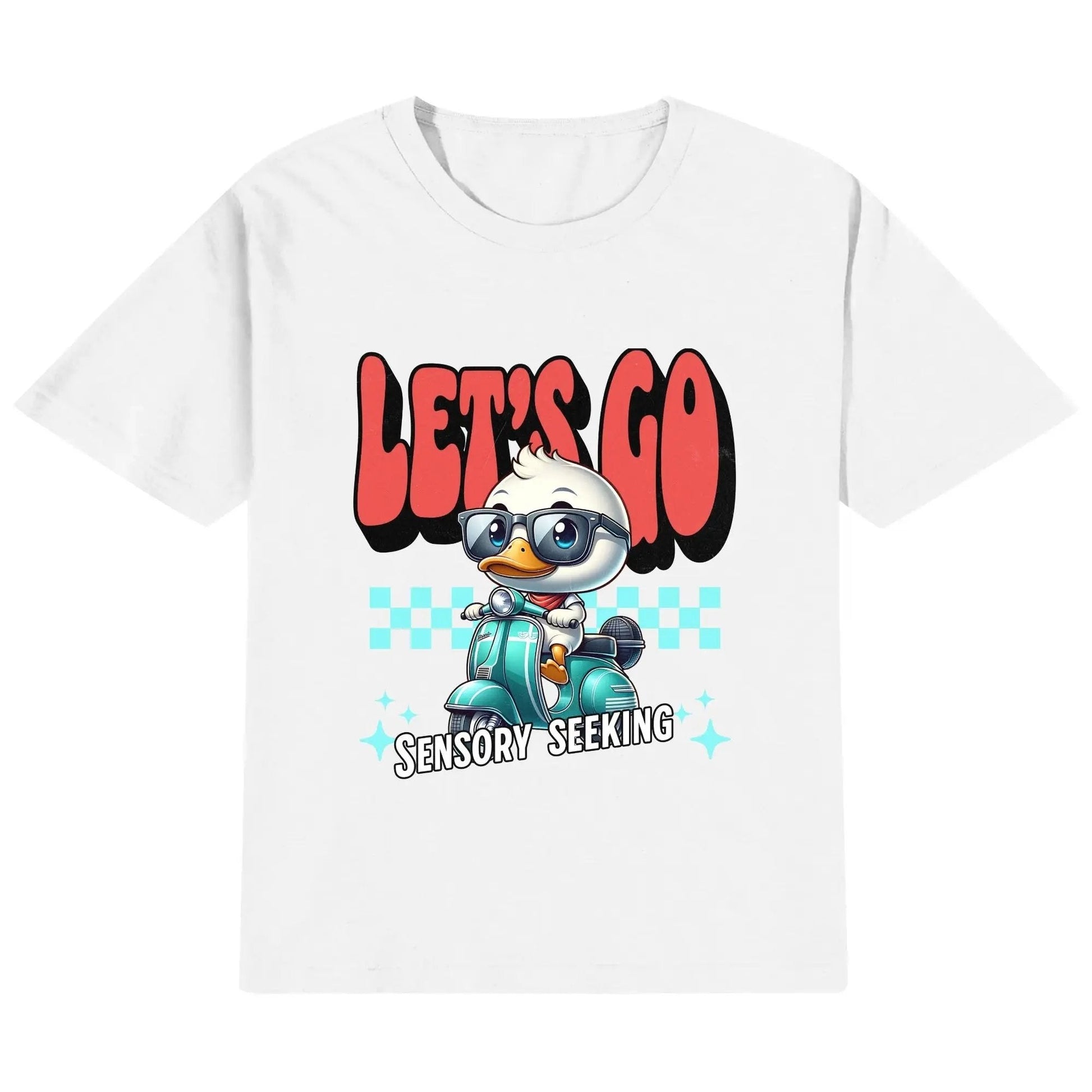 sensoryLet’s go sensory seeking - Kids 100% Cotton T-Shirt