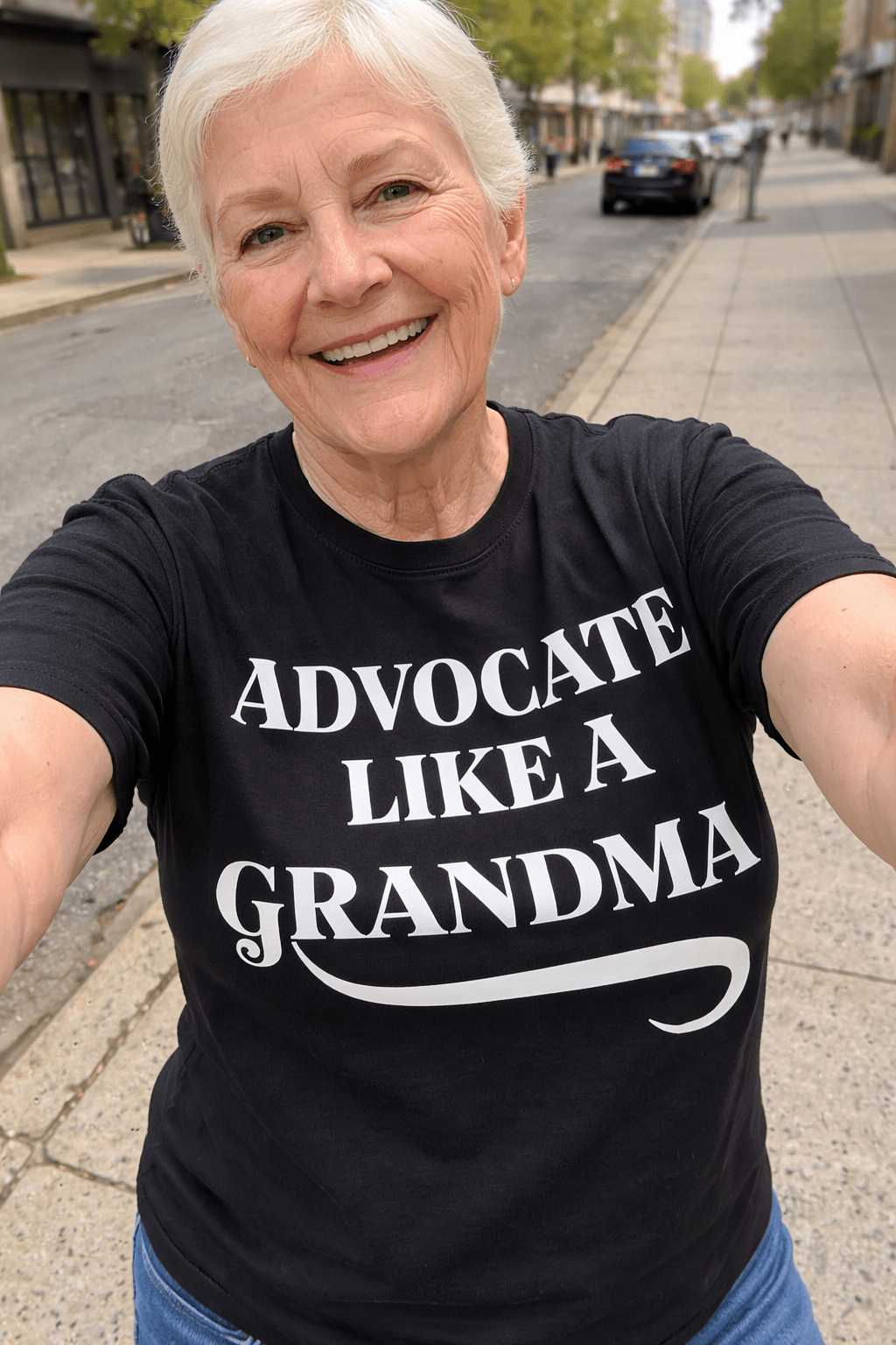 Advocate Like a Grandma - 100% cotton T-shirt Grandma