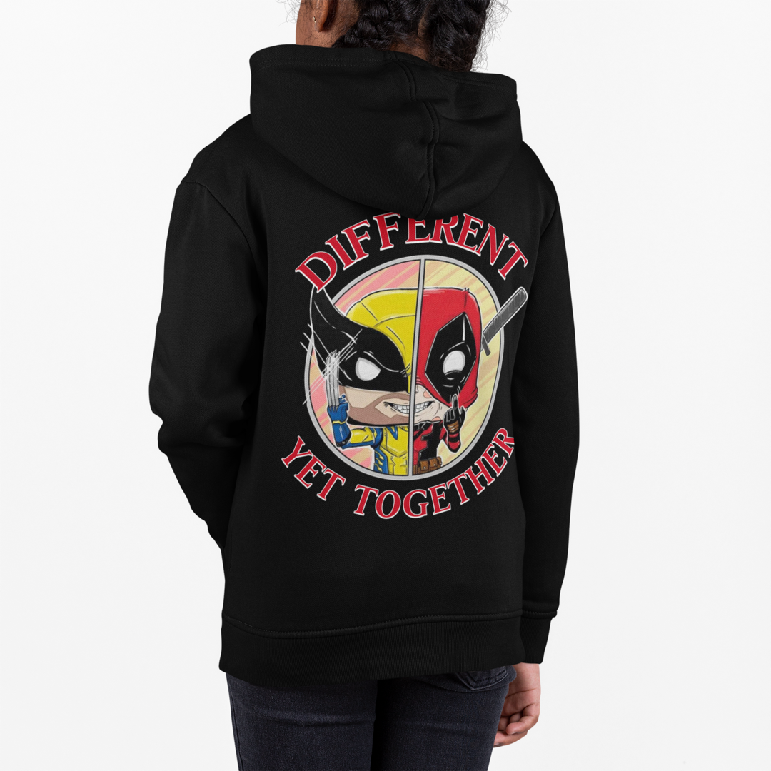 Different Yet Together - Inclusion - Kids Unisex Hoodie.