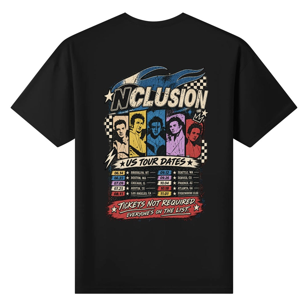 INCLUSION TOUR - Everyone’s on the List 100% Cotton T-Shirt