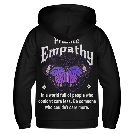 Practice Empathy - kids Hoodie.