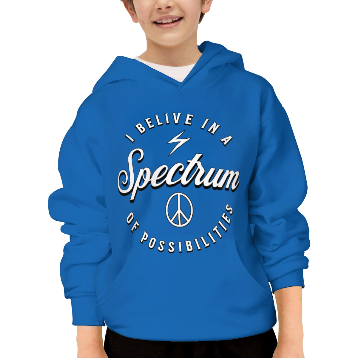 I Believe In A Spectrum - Kids Hoodie